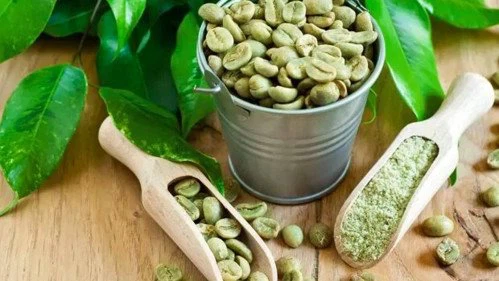 Green coffee beans